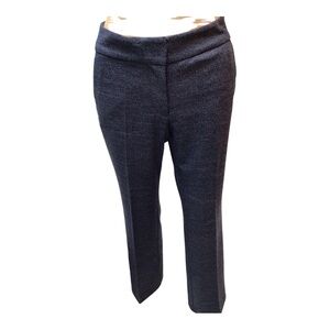 Ann Taylor Factory Trousers in 2P in Navy with white detail